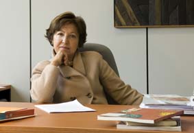 La professora Petra María Pérez.